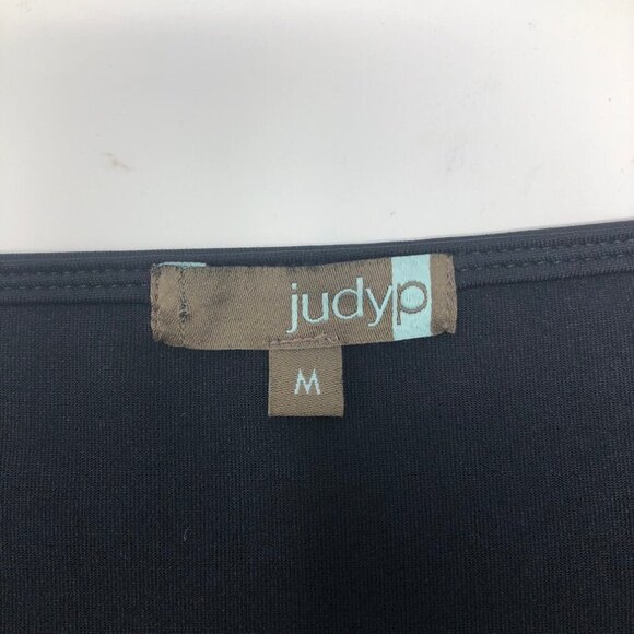 Judy P Black Stretch Knit Sleeveless Top Size M - Picture 5 of 7